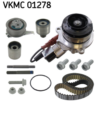 SKF VKMC 01278 Vezérlés készlet, fogasszíj szett (szíj+görgők+vízpumpa)